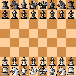 Het-Schaakbord-Aanvangspositie